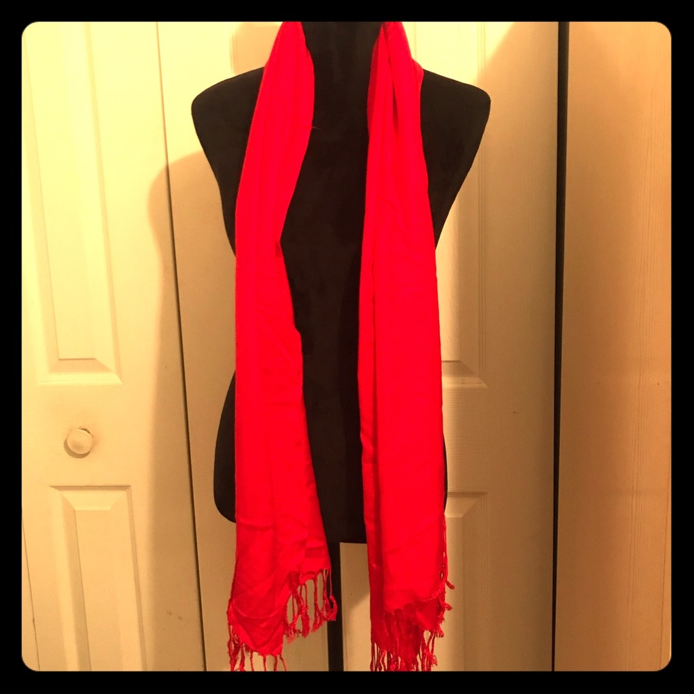 Red scarf